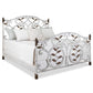 Laurel Iron Bed 1364 Wesley Allen Queen CBMPF Vintage White Finish Matriae