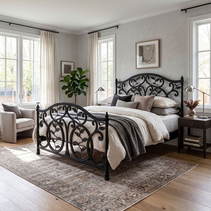 Laurel Iron Bed