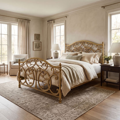 Laurel Iron Bed