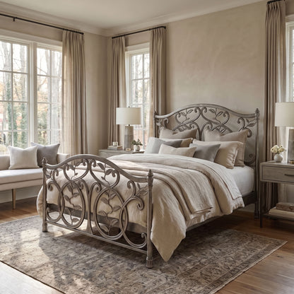 Laurel Iron Bed