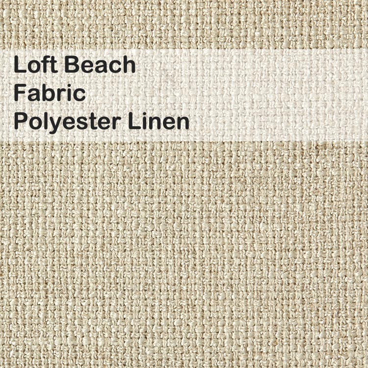 Loft Beach Fabric Upholstery Polyester Linen Furniture Beds Barstools Chairs Benches Wesley Allen Matriae