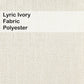 Lyric Ivory Fabric Upholstery Polyester Furniture Beds Barstools Chairs Benches Wesley Allen Matriae