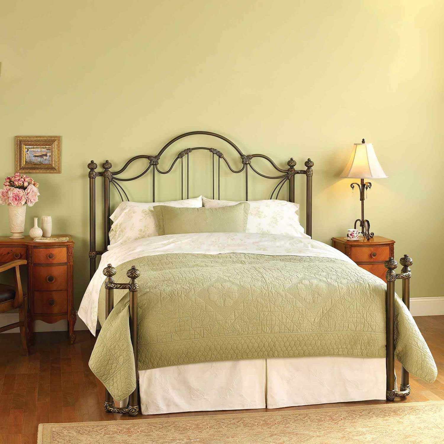 All Beds - High-end Iron Beds & Luxury Upholstered Beds - Wesley Allen ...