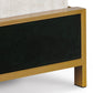 Mason Upholstered Iron Headboard Bed 1242 Wesley Allen Queen Hbfs Opaque Gold Finish Chronicle Hemlock Fabric Matriae