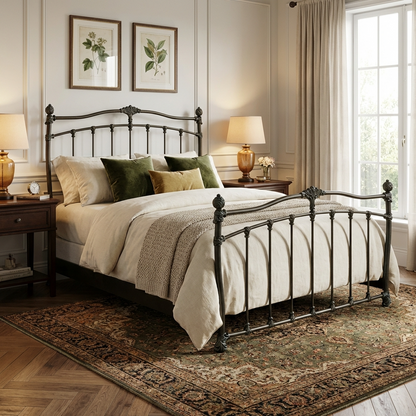 Merrick Iron Bed by Wesley Allen