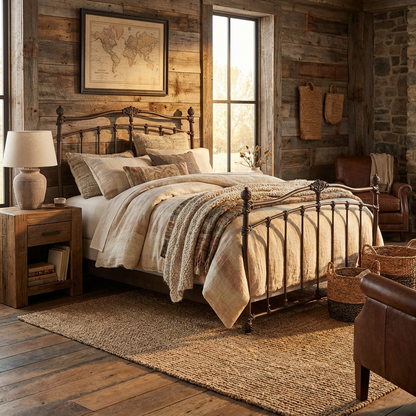 Merrick Iron Bed by Wesley Allen