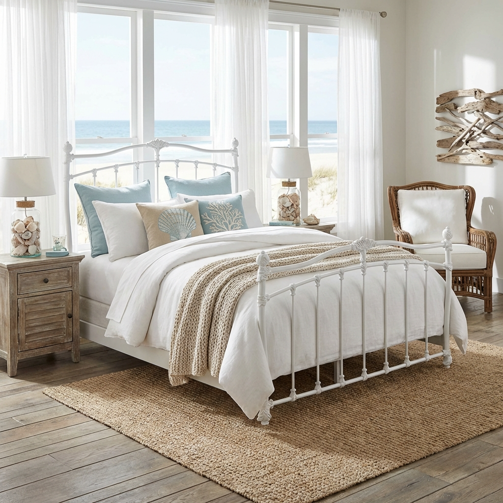 Merrick Iron Bed by Wesley Allen