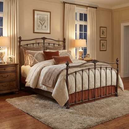 Merrick Iron Bed by Wesley Allen
