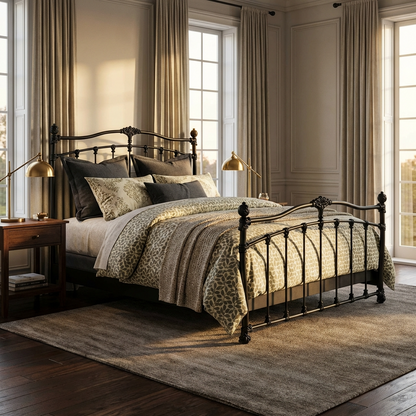 Merrick Iron Bed by Wesley Allen