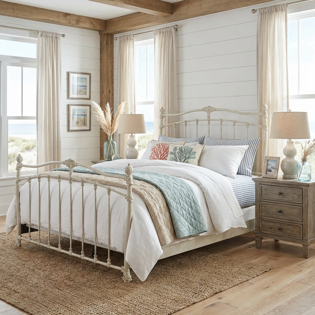 Merrick Iron Bed by Wesley Allen