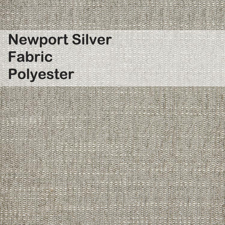Newport Silver Fabric Upholstery Polyester Furniture Beds Barstools Chairs Benches Wesley Allen Matriae