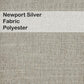 Newport Silver Fabric Upholstery Polyester Furniture Beds Barstools Chairs Benches Wesley Allen Matriae