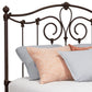 Olympia Iron Bed 7165 Wesley Allen Queen CBMPF Natural Rust Finish Matriae