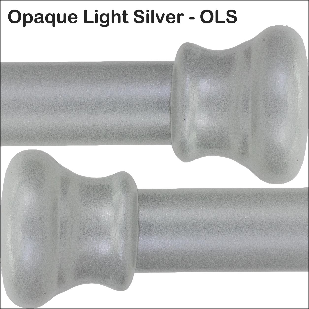 Opaque Light Silver OLS Powder Coating Finish Wesley Allen Matriae