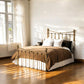 Quati Iron Bed 1046 Wesley Allen Queen CBMPF Old Copper Finish Matriae