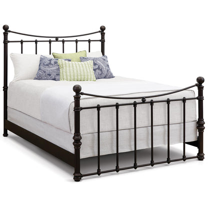 Quati Iron Bed 1046 Wesley Allen Queen CBMPF Old Copper Finish Matriae