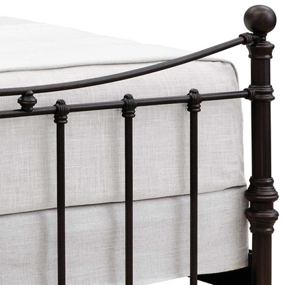 Quati Iron Bed 1046 Wesley Allen Queen CBMPF Old Copper Finish Matriae