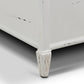 Quati Iron Headboard Metal Surround Bed 1046MS Wesley Allen Queen Cottage White Finish Matriae