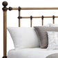 Revere Iron Bed 1315 Wesley Allen Queen CBMPF Aged Brass Finish Matriae
