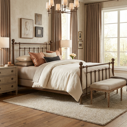 Revere Iron Bed by Wesley Allen