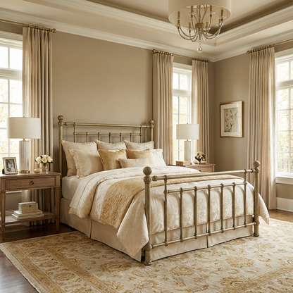 Revere Iron Bed by Wesley Allen