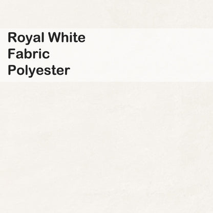 Royal White Fabric Upholstery Polyester Furniture Beds Barstools Chairs Benches Wesley Allen Matriae