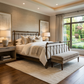 Sheffield Iron Bed by Wesley Allen