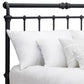 Sheffield Iron Bed 1039 Wesley Allen Queen CBMPF Aged Iron Finish Matriae