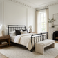 Sheffield Iron Bed by Wesley Allen