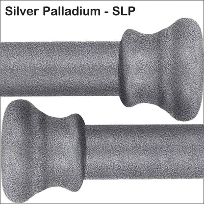  Silver Palladium SLP Iron Finish Wesley Allen Matriae Swatch matte finish, labeled 'Silver Palladium - SLP' on a white background.