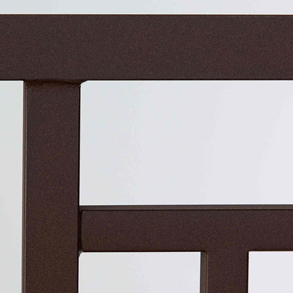 Sunset Iron Bed 1320 Wesley Allen Queen CBMPF Rust Finish Matriae