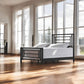 Sunset Iron Bed 1320 Wesley Allen Queen CBMPF Matte Black Finish Matriae
