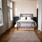 Sunset Iron Bed 1320 Wesley Allen Queen CBMPF Matte Black Finish Matriae