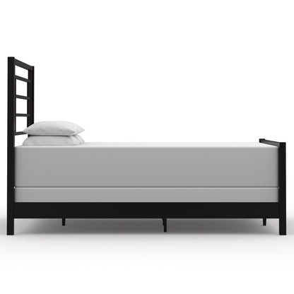Sunset Iron Bed 1320 Wesley Allen Queen CBMPF Matte Black Finish Matriae