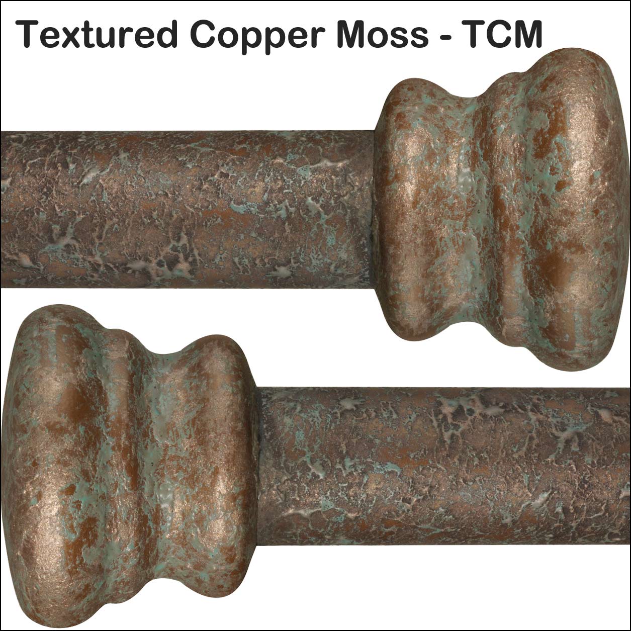Textured Copper Moss TCM Powder Coating Finish Wesley Allen Matriae