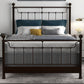 Tucker Iron Bed 1301 Wesley Allen Queen CBMPF Aged Gold Finish Matriae