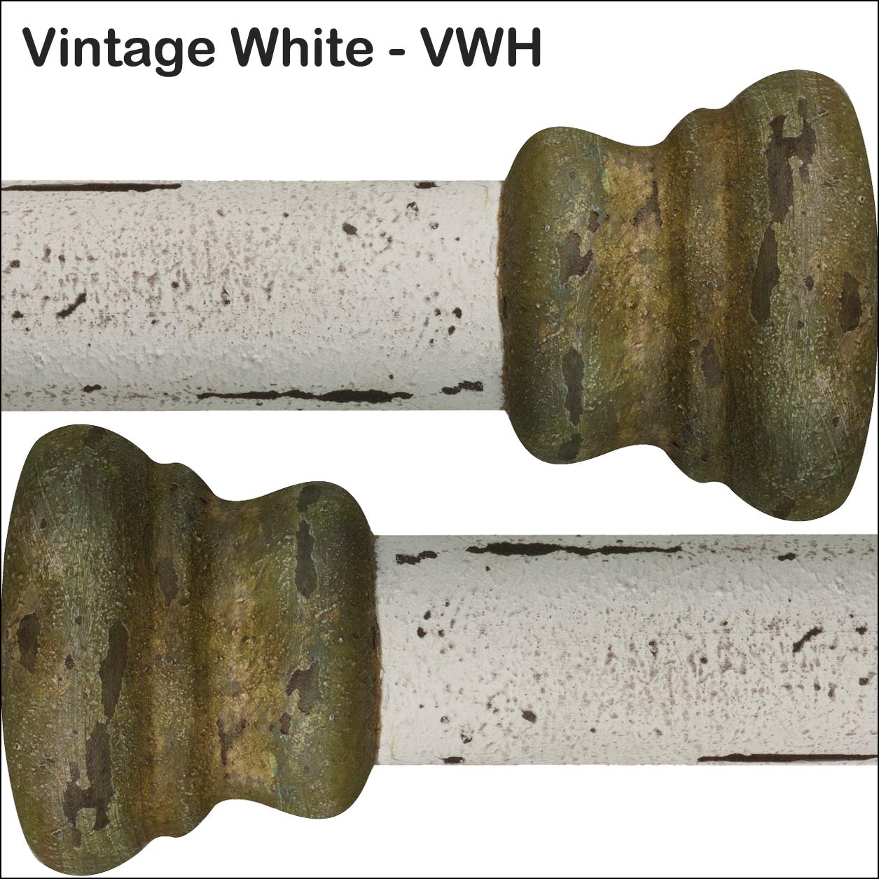 Vintage White VWH Powder Coating Finish Wesley Allen Matriae