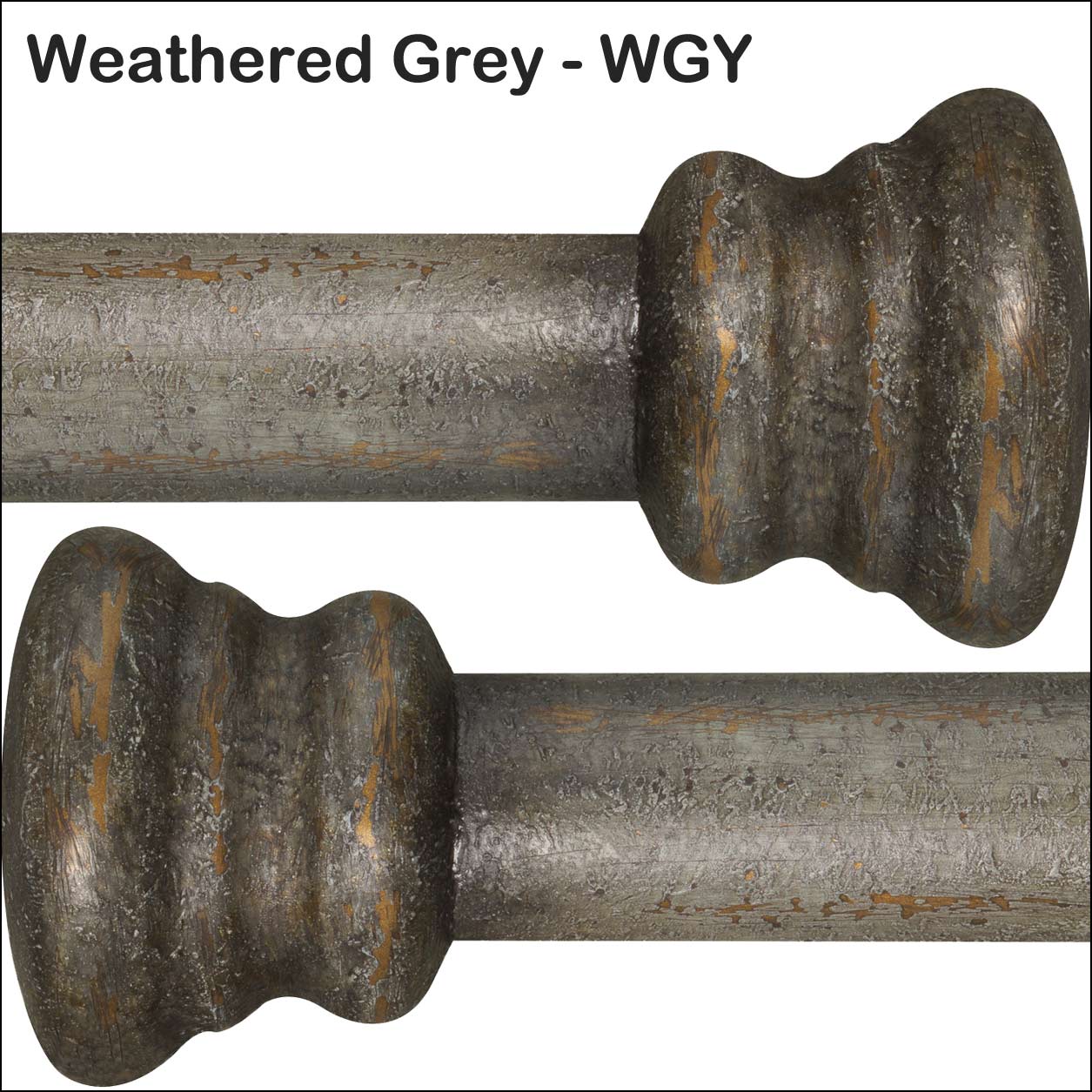 Weathered Grey WGY Powder Coating Finish Wesley Allen Matriae