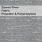 Zareen Silver Fabric Upholstery Polyester Pp Furniture Beds Barstools Chairs Benches Wesley Allen Matriae
